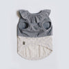 Grey Polka Dot Ruffles Dress
