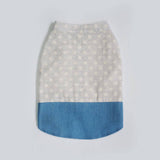 Blue Polka Dot Denim Shirt