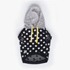 Black Polka Dot Hoodie